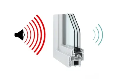 Infographic of Noise-reduction through Soundproof Windows