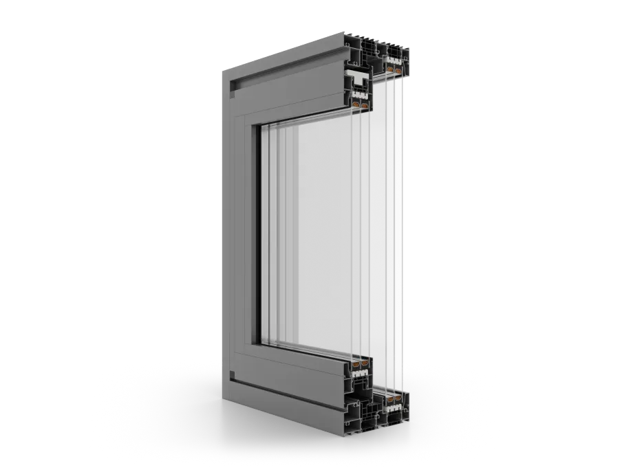 Aluminium Lift&Slide door sample