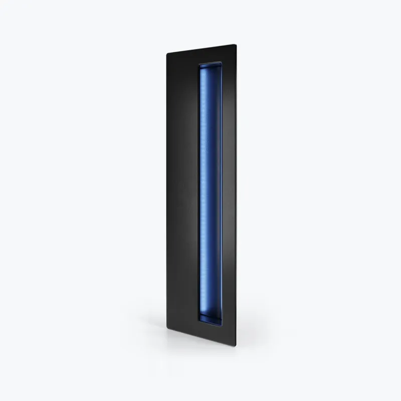 Recessed Door Pull - blue
