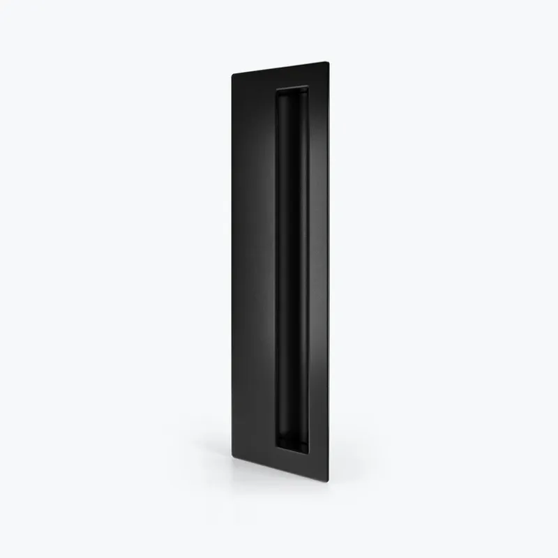 Recessed Door Pull - black