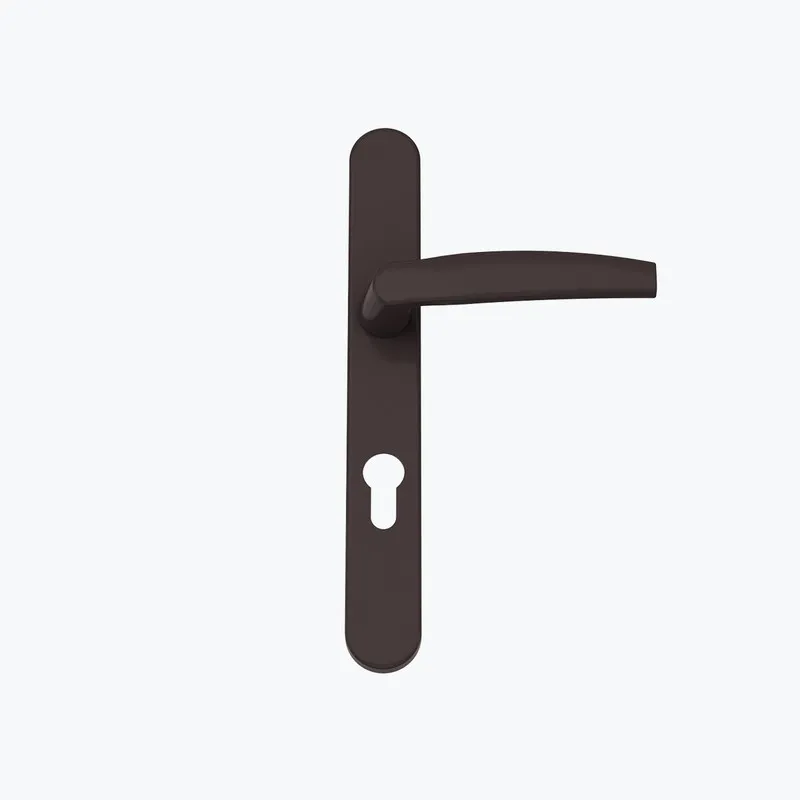 Victory door handle - brown