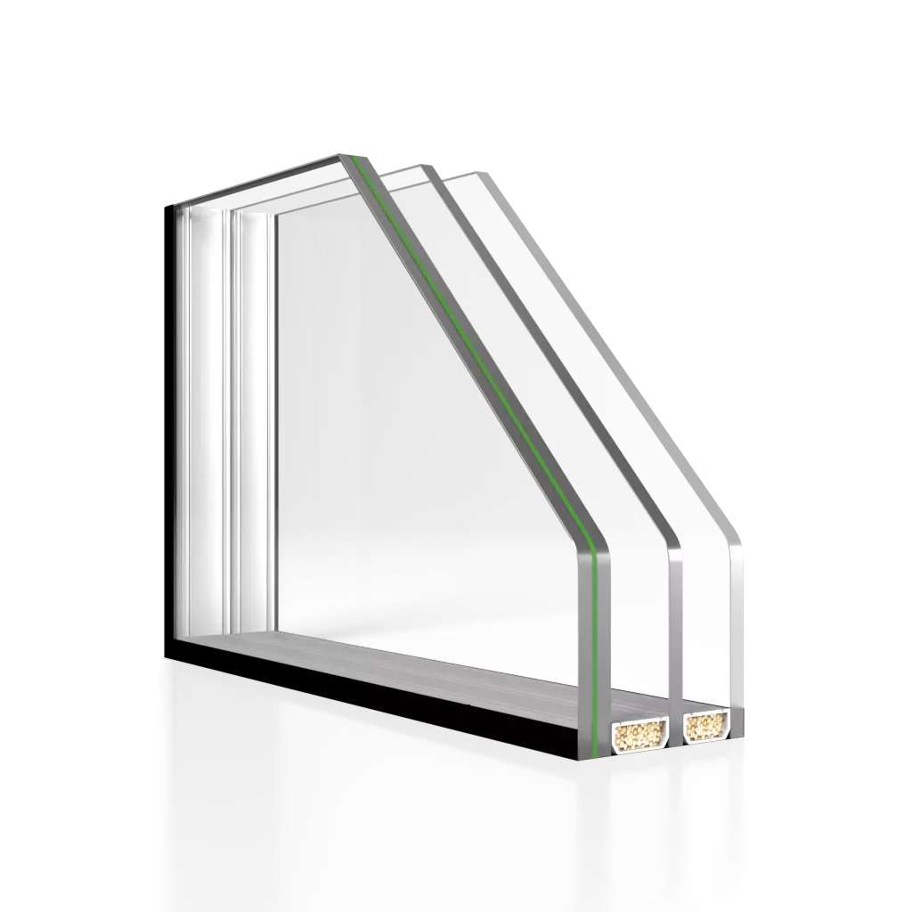 Laminated Triple Glazing 44.2TF/16Ar/4/14Ar/4TF