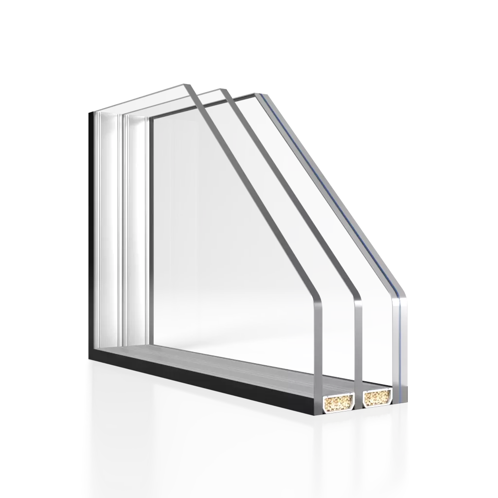 Laminated Triple Glazing 4TF/16Ar/4/16Ar/44.2TF