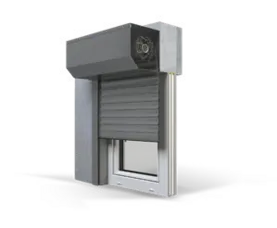 A cross-section of a white UPVC window frame showing multiple chambers, insulation layers, and double-glazed glass panes.