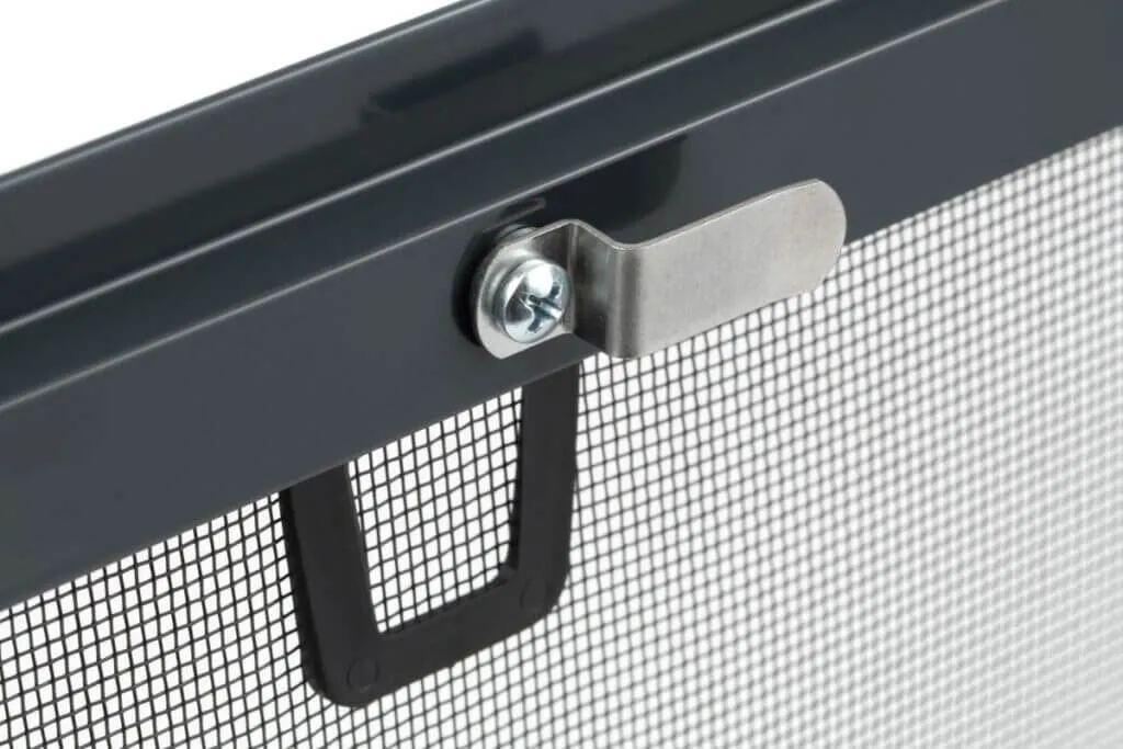 Insect screen installation clip detail