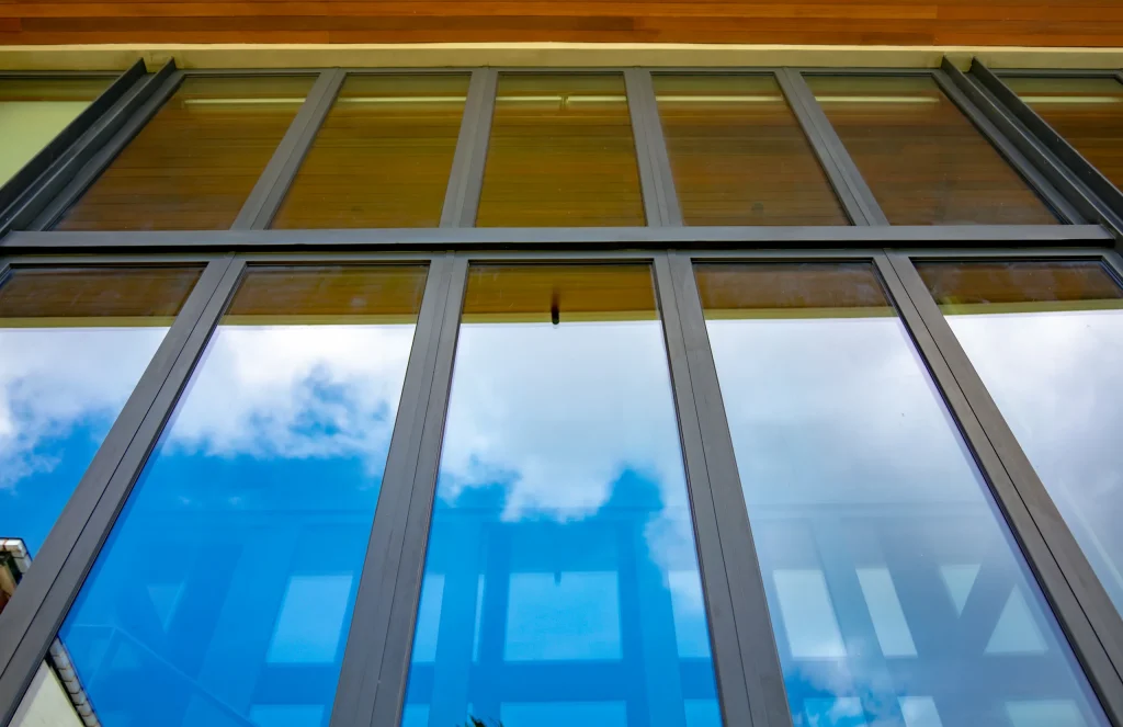 Night view of Guesthouse with pool in Bali, with Double Glazed Windows