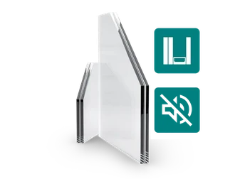 Soundproof Glazing as part of double or triple glazing units