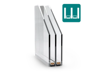 Insulated Triple Glazing with Low-E and Argon