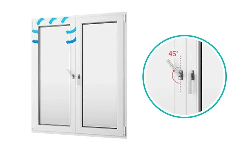 Tilt&Turn window - locked