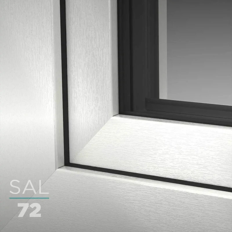 UPVC Window Decor SAL72 Agate Grey (wood-structure)