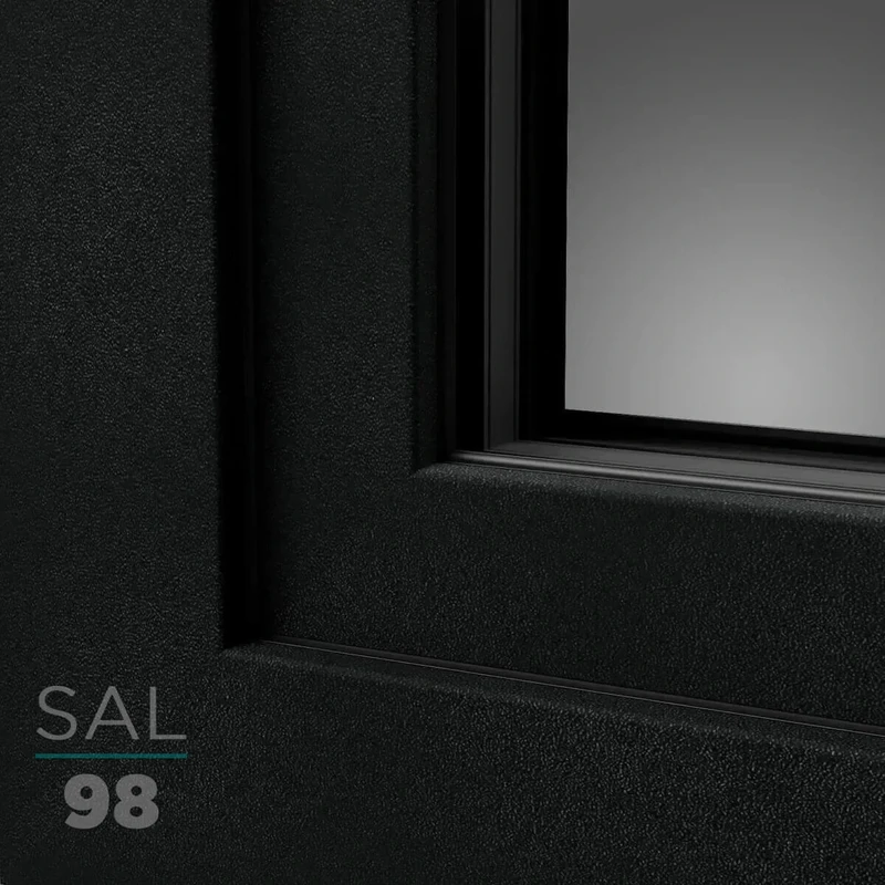 UPVC Window Decor SAL098 Black Ulti Matt (sand-structure)