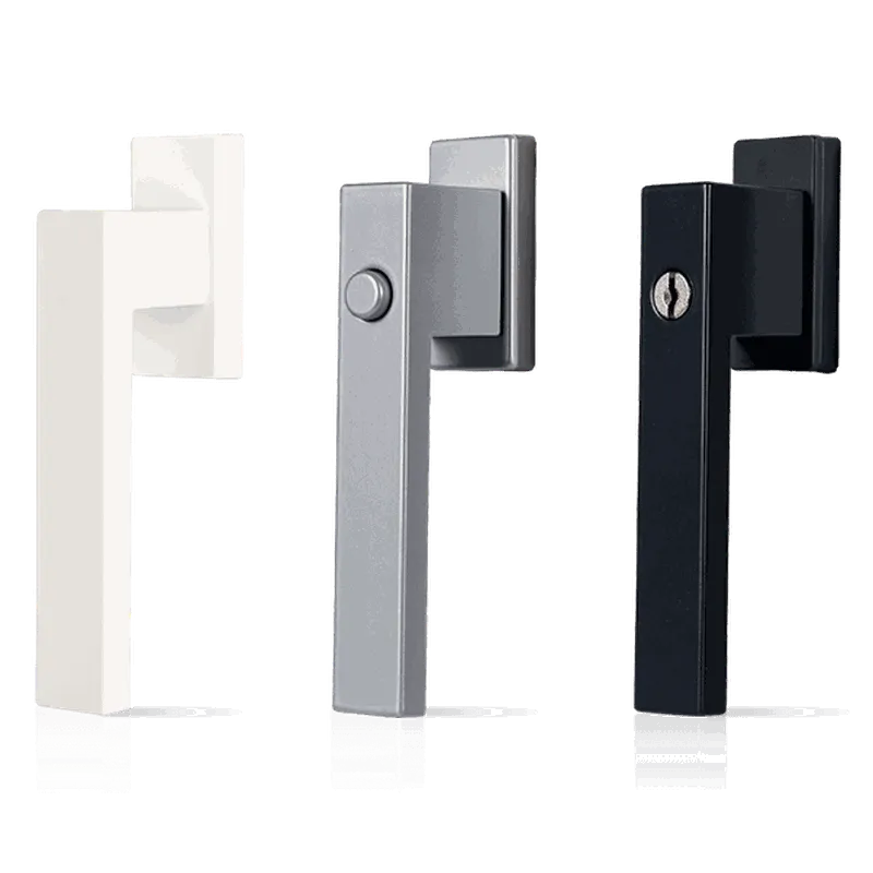 Hoppe window handles in various types, colors & options