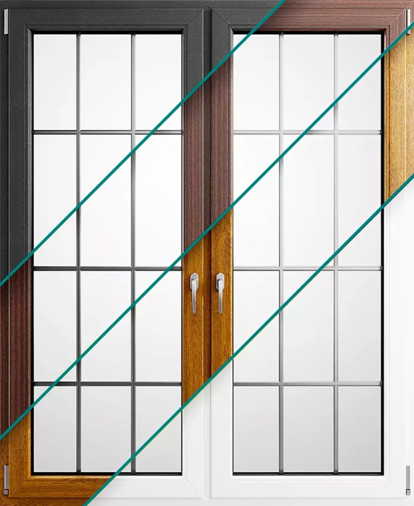 UPVC and Aluminium window variations.
